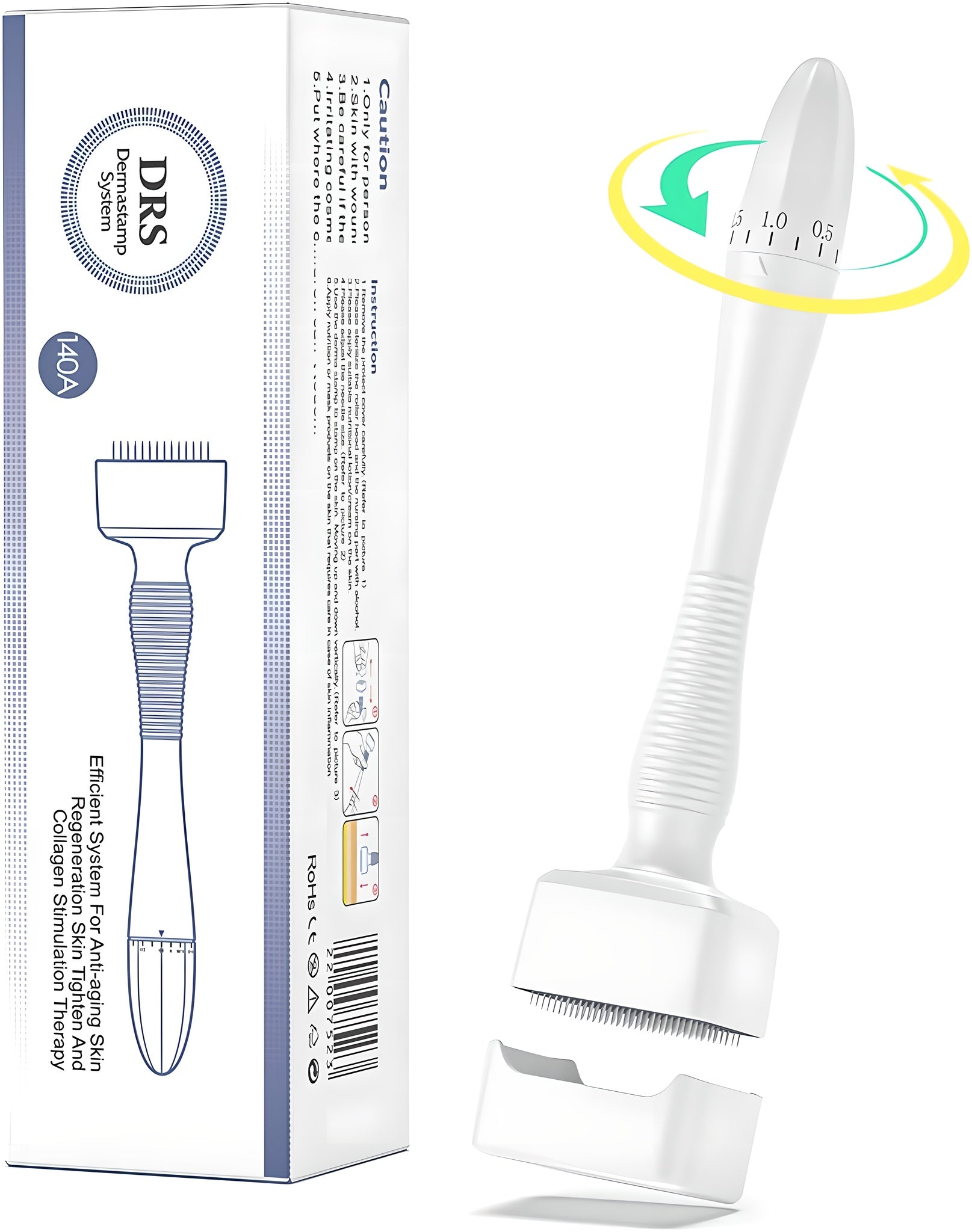 DRS140A Derma Roller Microneedling Roller for Face