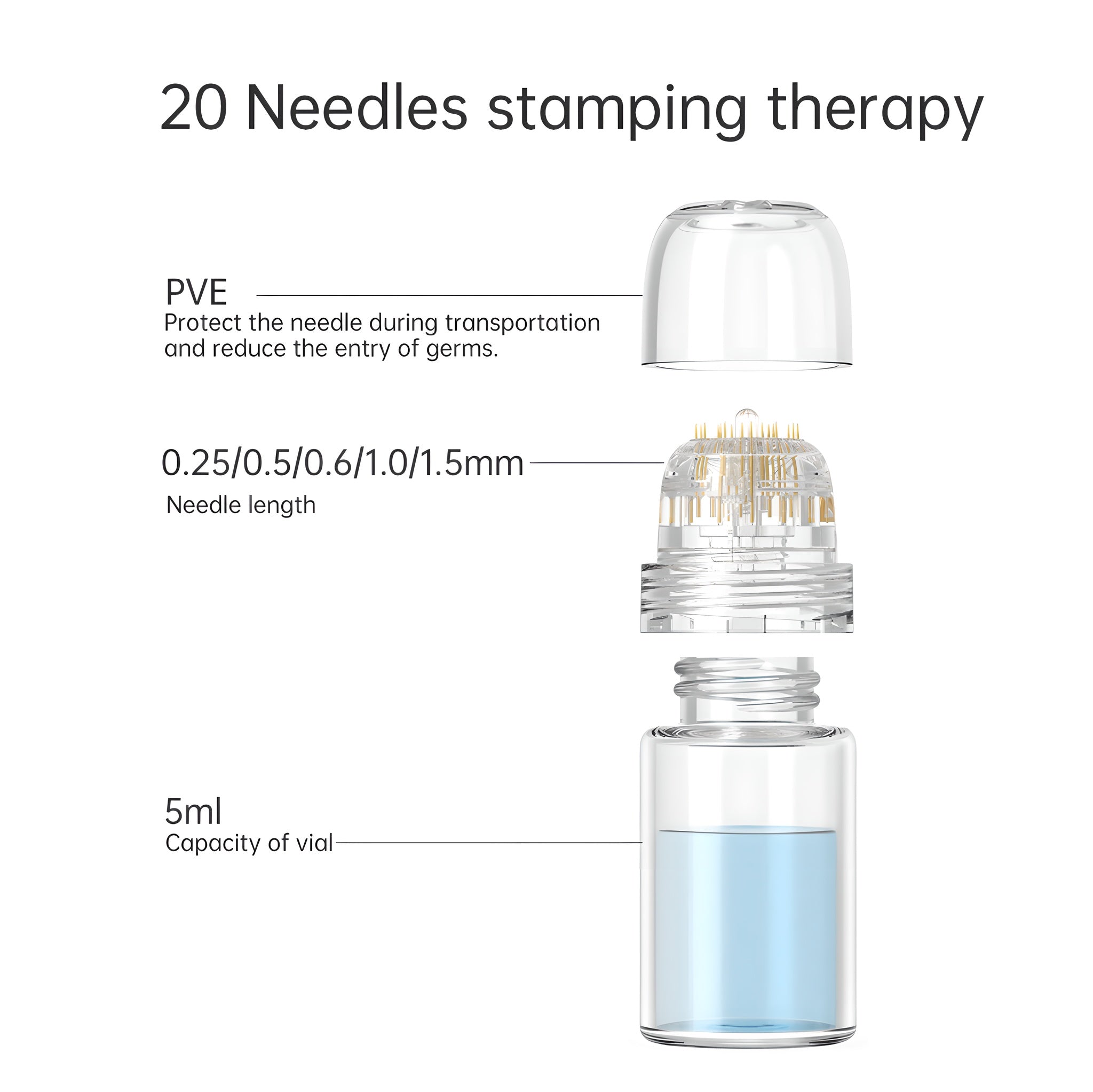 Hydra HN20 Derma Stamp - Fine Touch Serum Applicator