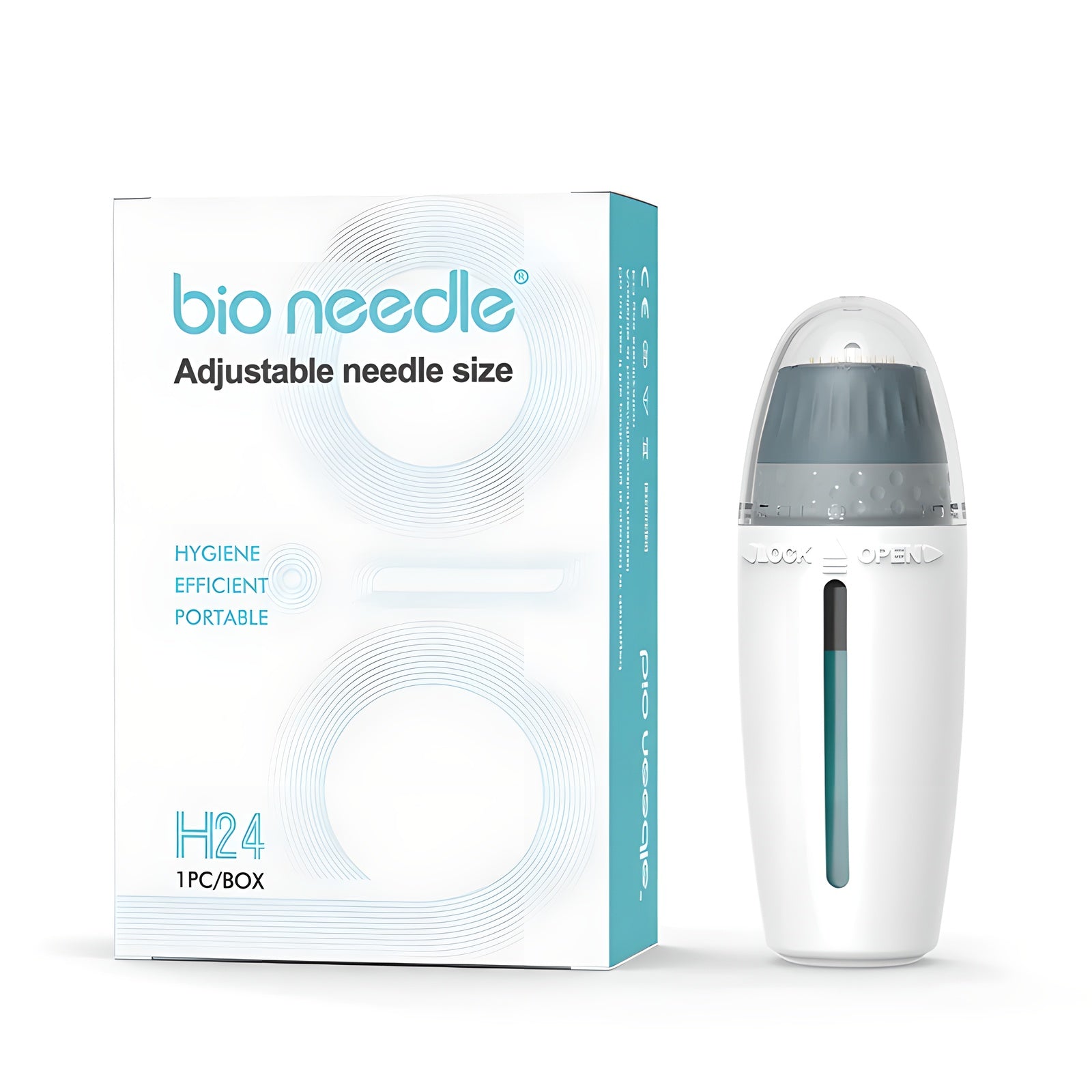 Bio Needle H24 Derma Stamp - Hydra Micro-Infusion for Skin Renewal