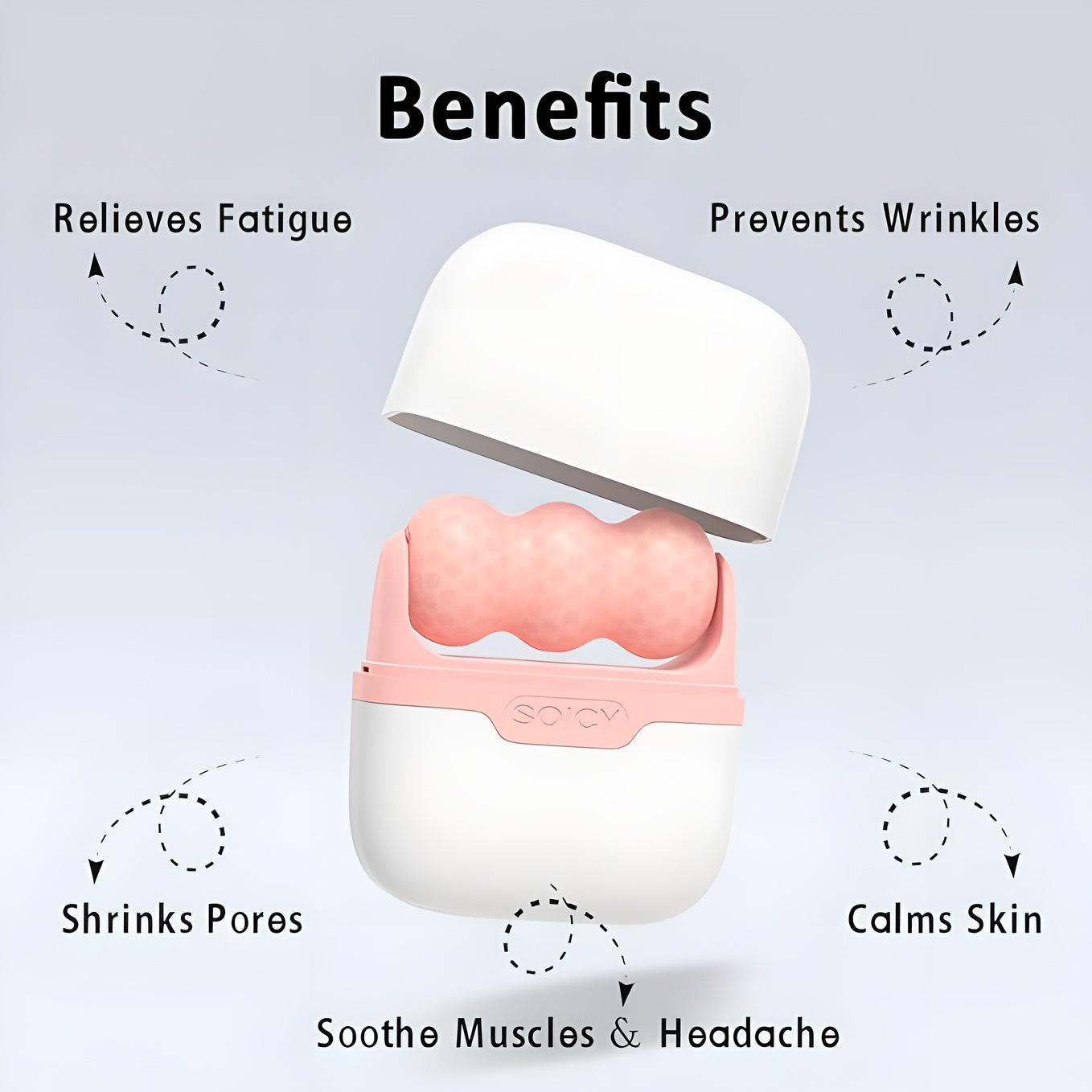 SOICY S30 Ice Roller Cold Thearpy for Face,Eyes,Women Gifts Idea